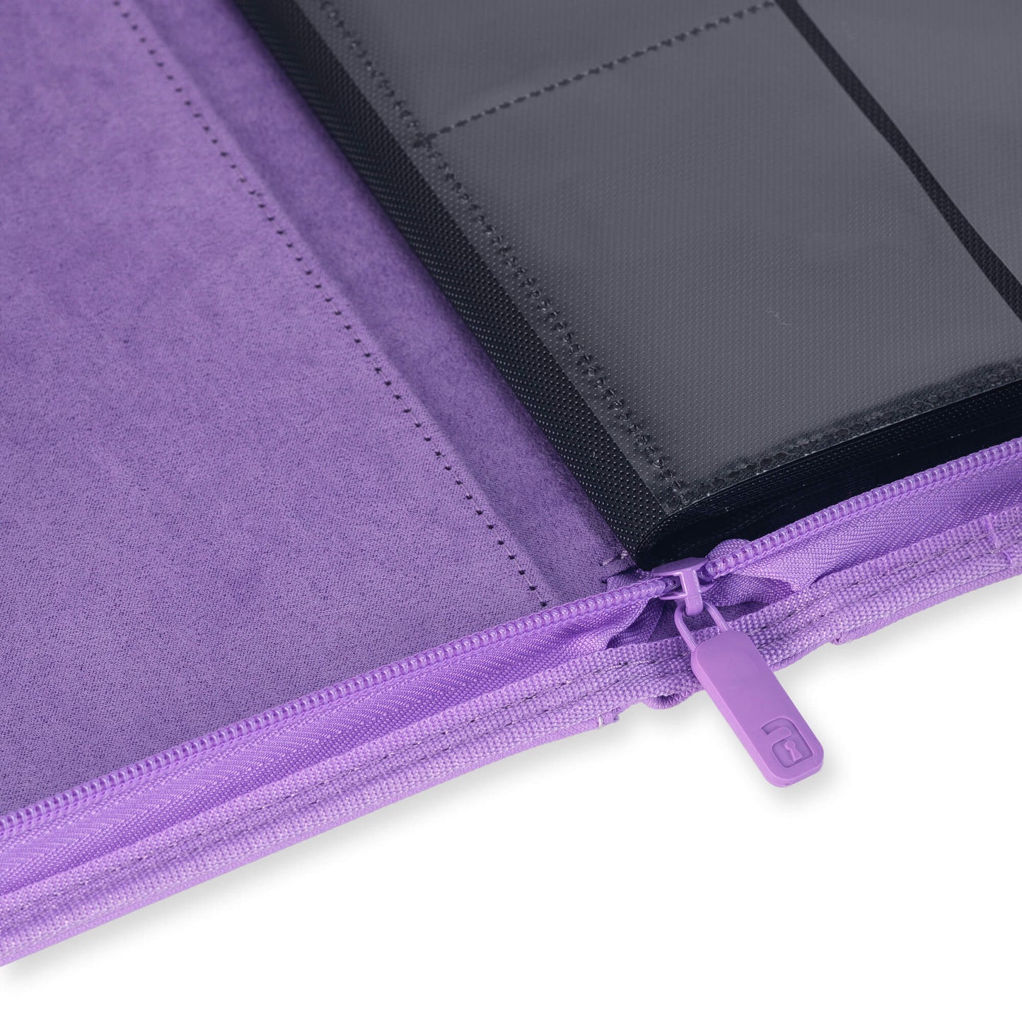 4-Pocket Exo-Tec® Zip Binder Just Purple